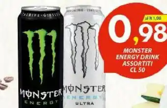 Vivo Supermercati Monster Energy drink offerta