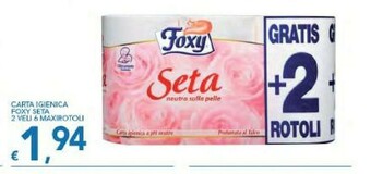 Vivo Supermercati Foxy Carta igienica offerta