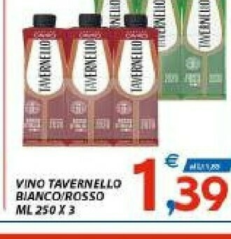 Vivo Supermercati Tavernello Vino offerta