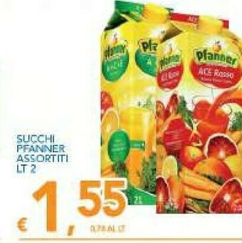Vivo Supermercati Pfanner Succhi di frutta offerta