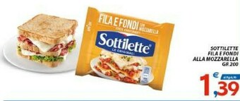 Vivo Supermercati Sottilette offerta