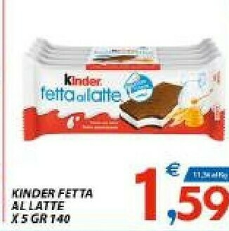 Vivo Supermercati Kinder fetta al latte offerta