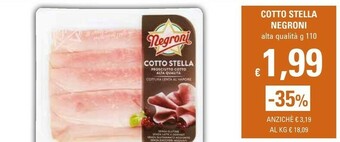 Basko Negroni Prosciutto crudo offerta