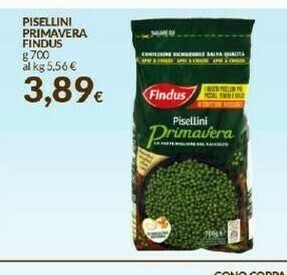 Doro Supermercati Findus Piselli offerta