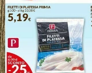Doro Supermercati Primia Platessa offerta