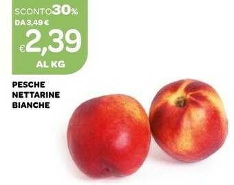 Ekom Pesche Nettarine Bianche offerta