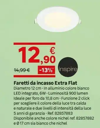 Leroy Merlin Faretti led offerta