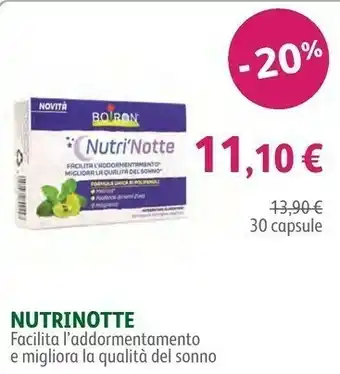 Lloyds Farmacia Nutrinotte 30 Capsule offerta