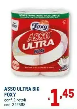 Metro Foxy Rotoli di carta offerta