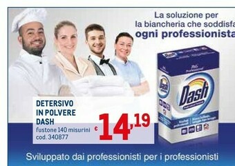Metro Dash Detersivo in polvere offerta