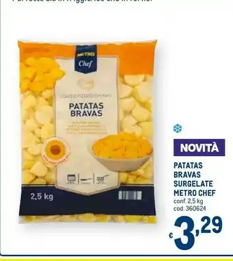 Metro Metro chef Patatine offerta