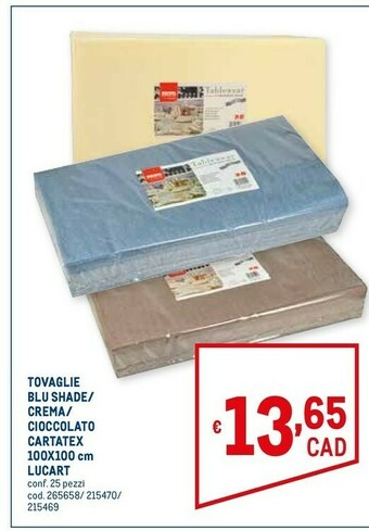 Metro Tovaglie offerta