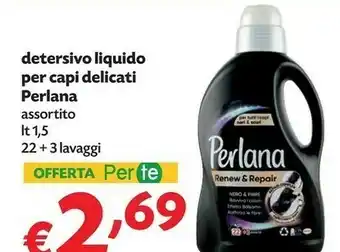 Pam Perlana Detersivo Liquido Per Capi Delicati offerta
