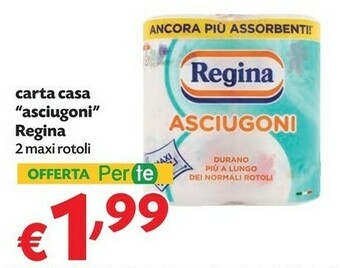 Pam Regina Carta Casa Asciugoni offerta