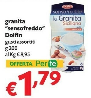 Pam Dolfin Granita Sensofreddo offerta