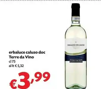 Pam Terre Da Vino Erbaluce Caluso DOC offerta
