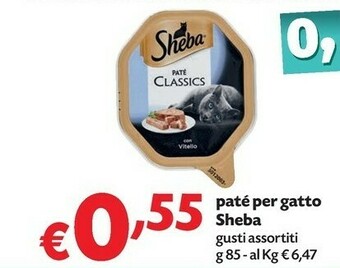 Pam Sheba Pate Per Gatto offerta