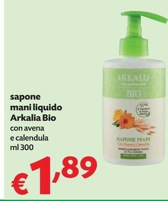 Pam Arkalia Bio Sapone Mani Liquido offerta