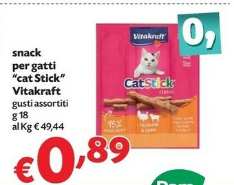 Pam Vitakraft Snack Per Gatti "Cat Stick" offerta