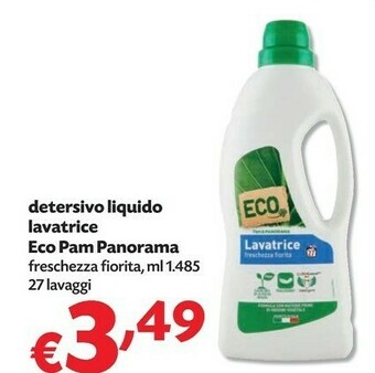 Pam Pam Panorama Eco Detersivo Liquido Lavatrice offerta
