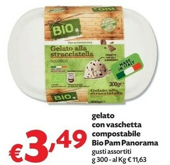 Pam Pam&Panorama Gelato Alla Stracciatella Bio offerta