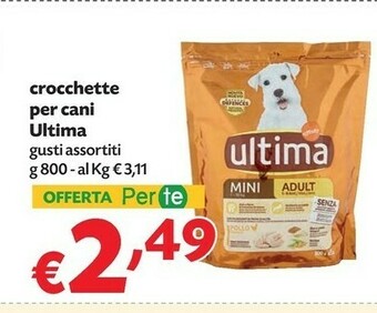 Pam Ultima Crocchette Per Cani offerta