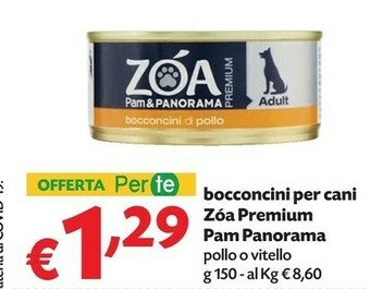 Pam Pam Panorama Bocconcini Per Cani Zoa Premium offerta