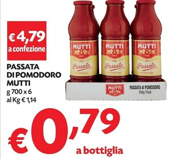 Pam Mutti Passata Di Pomodoro offerta