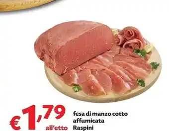Pam Raspini Fesa Di Manzo Cotto Affumicata offerta