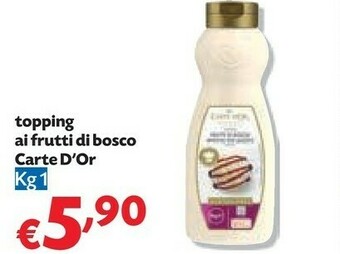 Pam Algida Topping Ai Frutti Di Bosco Carte D'Or offerta