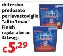 Pam Finish Detersivo Predosato Per Lavastoviglie All In 1 Max offerta