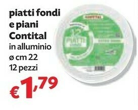 Pam Contital Piatti Fondi E Piani offerta