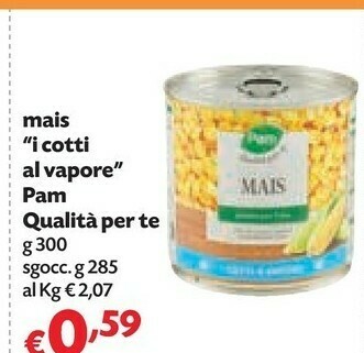 Pam Pam Mais I Cotti Al Vapore Qualita Per Te offerta