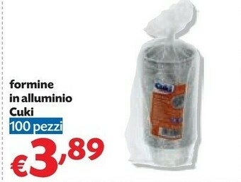 Pam Cuki Formine In Alluminio offerta