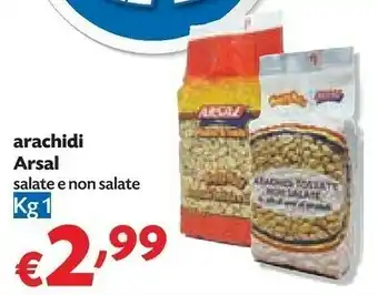 Pam Arsal Arachidi offerta