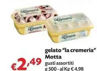 Pam Motta Gelato La Cremeria offerta