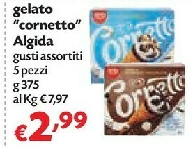 Pam Algida Gelato Cornetto offerta