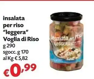 Pam Voglia Di Riso Insalata Per Riso Leggera offerta