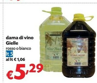 Pam Gielle Dama Di Vino offerta