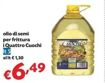 Pam I Quattro Cuochi Olio Di Semi Per Frittura offerta