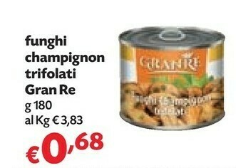 Pam Gran Re Funghi Champignon Trifolati offerta
