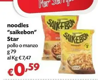 Pam Star Noodles Saikebon offerta