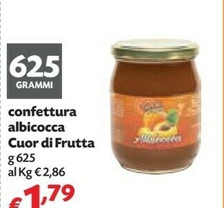Pam Cuor Di Frutta Confettura Albicocca offerta