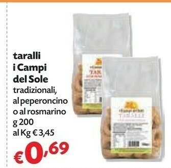Pam I Campi Del Sole Taralli offerta