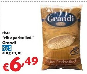 Pam Grandi Riso Ribe Parboiled offerta