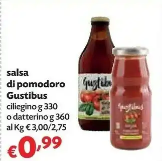 Pam Gustibus Salsa Di Pomodoro offerta