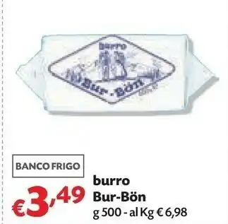 Pam Bur-Bon Burro offerta