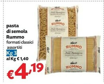 Pam Rummo Pasta Di Semola offerta