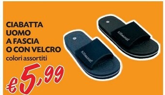 Ciabatta Uomo A Fascia