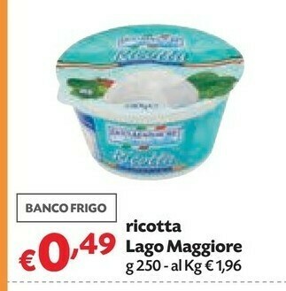 Pam Lago Maggiore Ricotta offerta